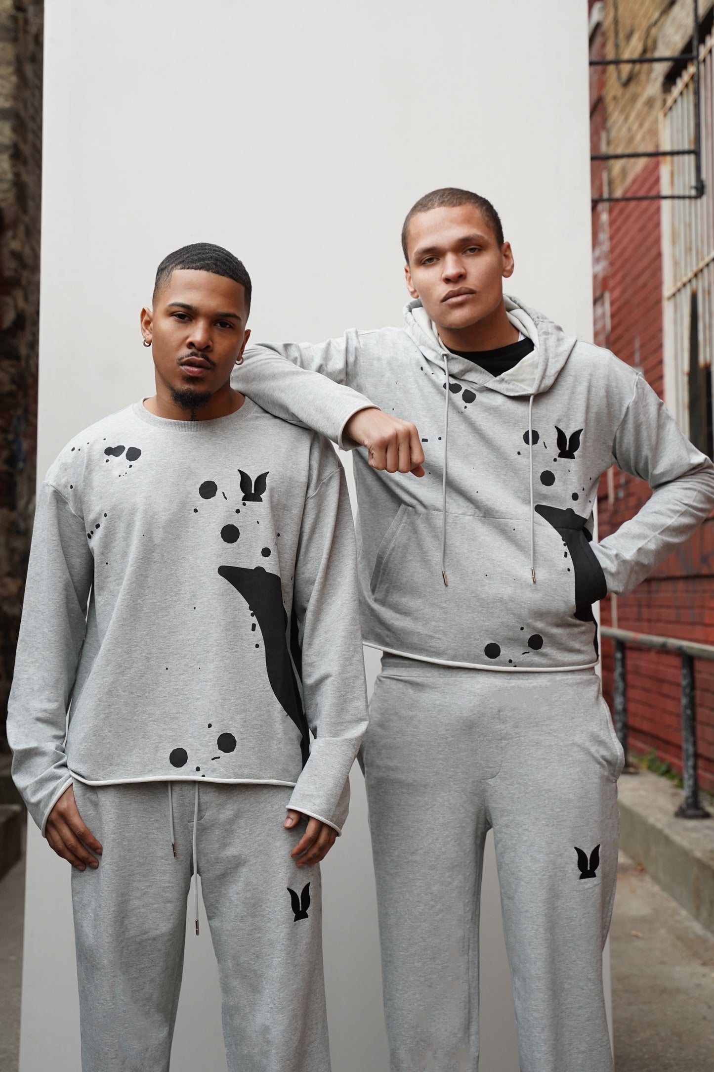 splatter hoodie